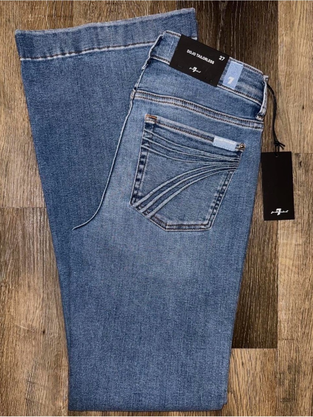 NWT 7 For All Mankind Tailorless Dojo Jeans 7FAMK